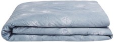New Calvin Klein BLUE QUEEN Silver Vine Mist Duvet Cover Set