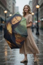 Mona Lisa Classic Art Umbrella