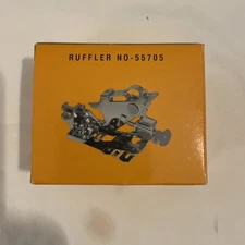 Ruffler for sewing machine presser foot attachment Greist Ruffles #55705 org box