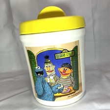 Vintage Sesame Street Muppets, Inc. Cookie Monster Jar 1980 Ceramic 9.5  