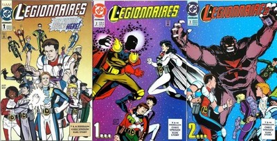 Legionnaires #1, #2 & #3 - DC Comics - 1993