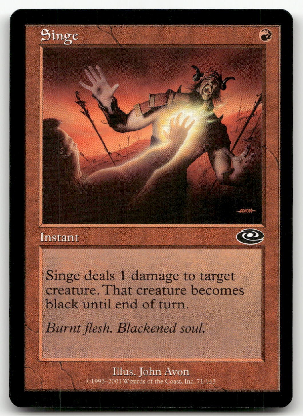 Singe #71 (NM) Planeshift PLS Magic MTG