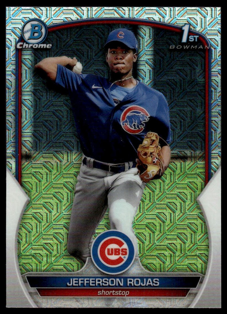 2023 Bowman #BCP-70 Jefferson Rojas Chrome Prospects Mojo Refractors