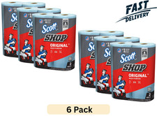 Scott Professional Multi-Purpose Shop Towels, 55 Sheets per Roll, 12 Ct