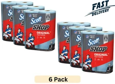 Scott Professional Multi-Purpose Shop Towels, 55 Sheets per Roll, 12 Ct
