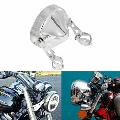 7'' Headlight Round Housing Bucket Shell for Motorcycle Street-Bike Cafe Racer