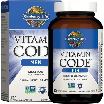 Garden of Life Vitamin Code For Men Multivitamin 120 Caps - 6/2026
