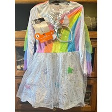 Hyde  Eek Girls Light Up Twinkle Stars Unicorn Dress Up Costume Girls Large NWT