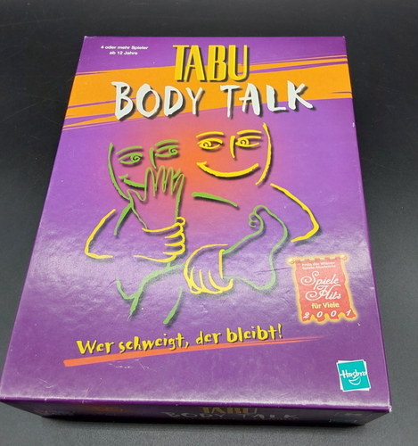 TABU – BODY TALK -WER SCHWEIGT, DER BLEIBT – HASBRO -MB – 2000 – vollständig