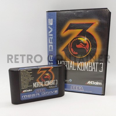 Vintage Game SEGA GENESIS MEGA DRIVE - Mortal Kombat 3 No Booklet
