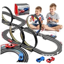Slot Car Race Track Set for Kids Ages 6-12 Boys  Girls, Dual Racing Game 2