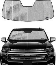 Windshield Sun Shade for 2021-2025, Front Window Sunshade Shield, 2-in-1 Refle