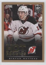 2013-14 Score Hot Rookies Gold Stefan Matteau #640 0c2
