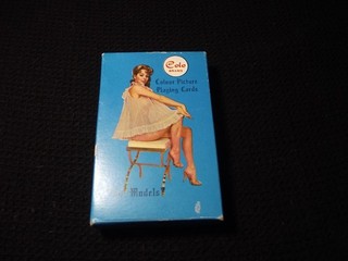 A VINTAGE COLO HONG KONG 54 CARD DECK OF RISQUE NUDE PLAYING CARDS 2 JOKERS