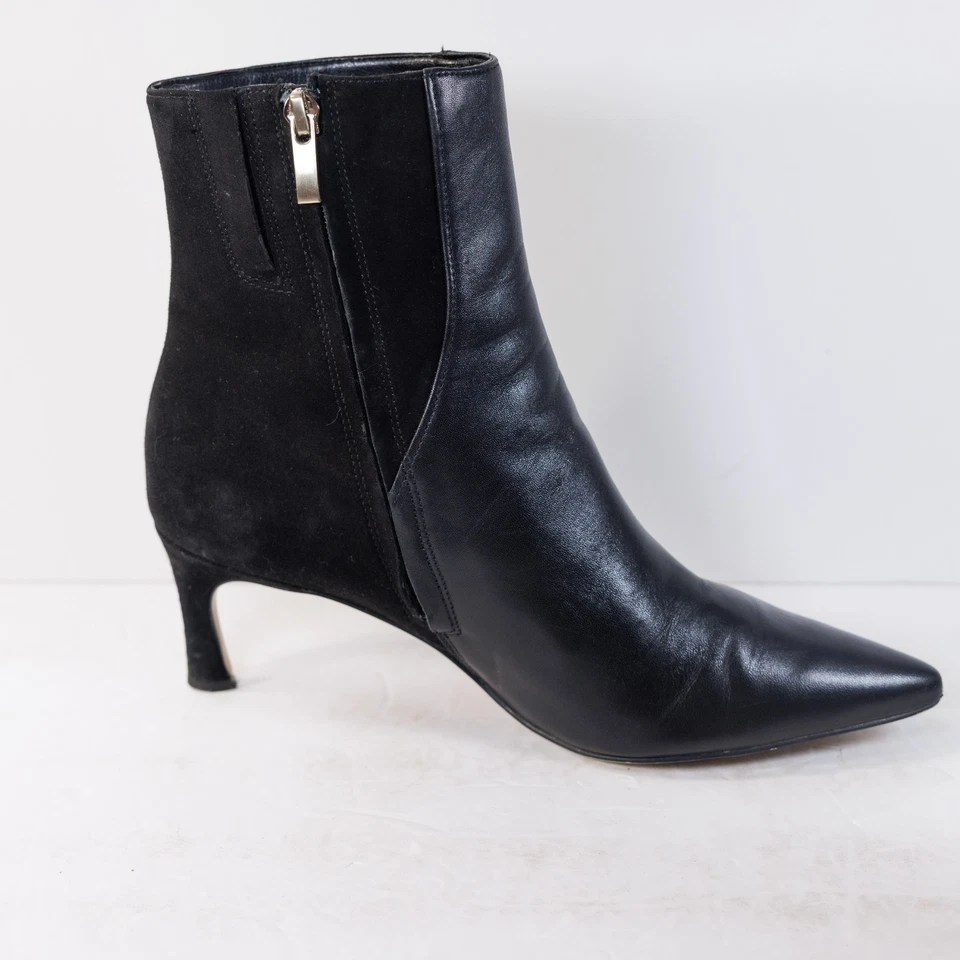 Botín para mujer 27 Edit Naturalizer EE. UU. 9,5 negro punta punta tacón de aguja Foto 3 de 4