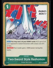 Two-Sword Style Rashomon OP12-038 One Piece Legacy of the Master Common NM