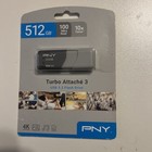 PNY - Elite Turbo Attache 4 512GB USB 3.2 Flash Drive 4K Ultra HD BRAND NEW