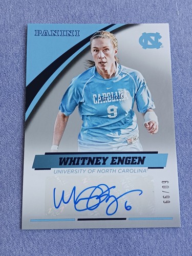 Whitney Engen 2016 Panini North Carolina Collection Auto Autograph Silver #d/99!