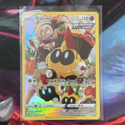 Pokmon TCG Falinks TG07/TG30 Rapid Strike Full Art Holo Trainer Gallery  110 HP | eBay
