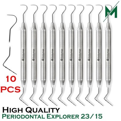 Dental Probe 23-15 Periodontal Explorer Color Marking Diagnostic Double Ended