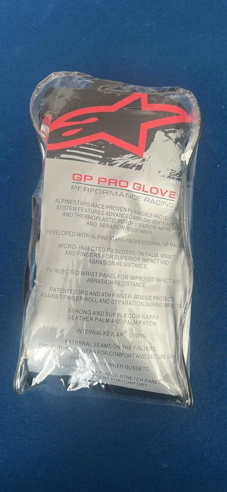 Luvas Alpinestars Moto Racing Moto GP tamanho grande usadas - Imagem 4 de 4