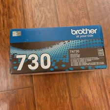 Brother Genuine TN730 Standard Yield Black Toner Cartridge, Factory Sealed