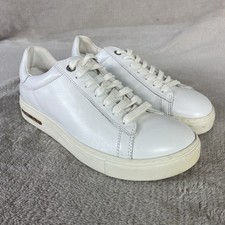 Birkenstock Bend Low Decon Womens Sneaker US 7 EU 38 White Leather Shoes NEW