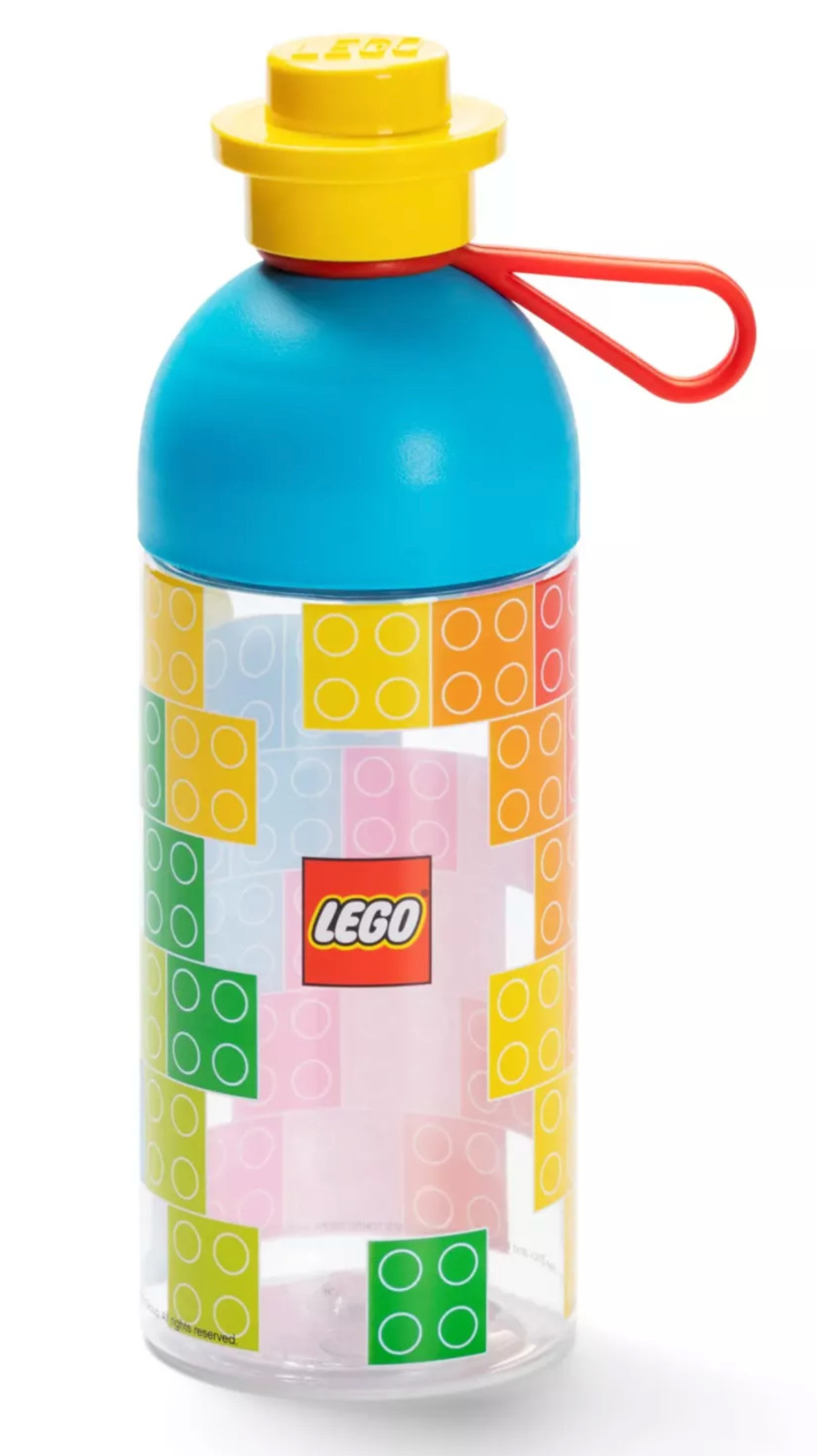 Gourde LEGO 5007788 neuve de 500ml pour enfant en brique de construction jaune