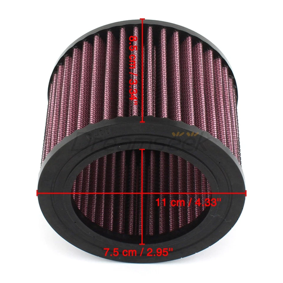 Filtro de admisión de filtro de aire para BMW R850R R850GS R1100GS R1150GS R1100R alto flujo Foto 4 de 4