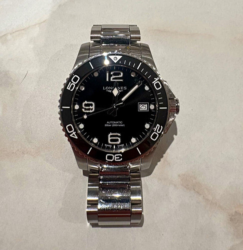 Longines HydroConquest 39mm Automatic Black Dial