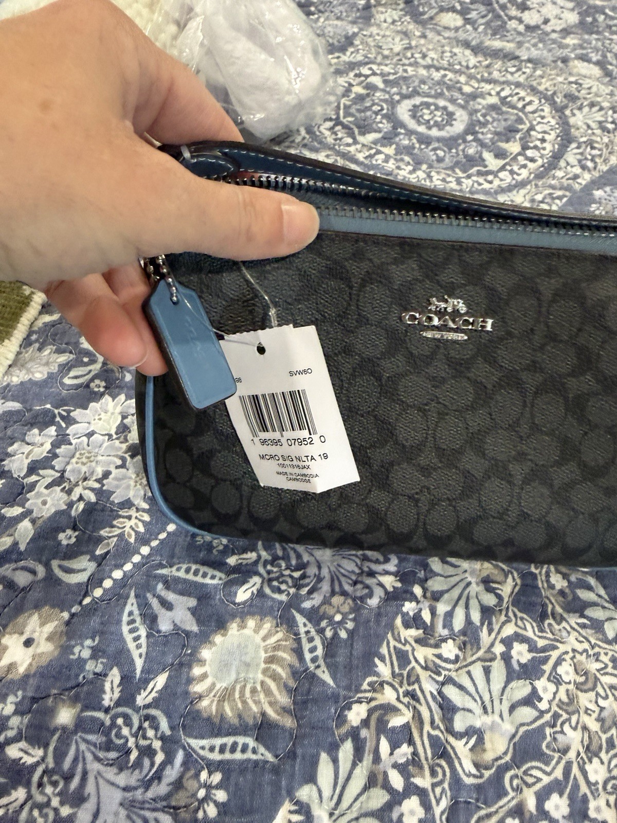 This Is A Coach Outlet Nolita 19 In Colorblock Signature New with Tags