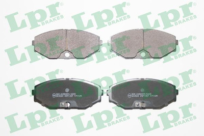 LPR 05P1357 Bremsbelagsatz, Scheibenbremse für INFINITI,NISSAN
