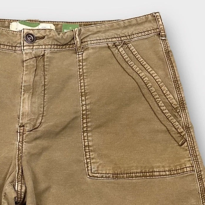 Pantalones Cortos Anthropologie Para Mujer 32 The Wanderer Caqui Marrón Mezcla Algodón Bolsillos Foto 3 de 4