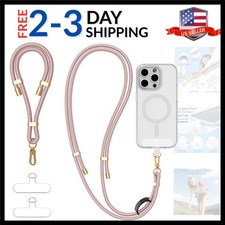 4-IN-1 Phone Lanyard  Wrist Strap Kit with 2 Pack Tabs, Universal Adjustable...
