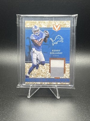 2017 Panini Vertex Materials 7/25 Kenny Golladay #VM-37 Rookie RC Jersey Patch