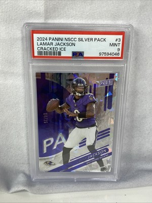 2024 Panini The National VIP Silver Packs Lamar Jackson Cracked