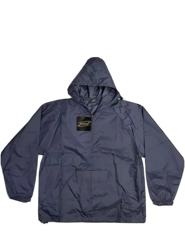 Zip Packaway Jacket NEW Large Navy blue 
