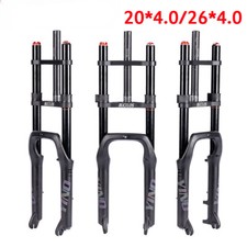 Forcella Ebike Snow Fat Bike 20/26*4.0Pneumatico Doppia Spalla Sospensione Anteriore Air Forcella