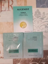  3 NEW Algenist Genius Sample Size x 3 NEW two are 2ml & 1 is 1ml