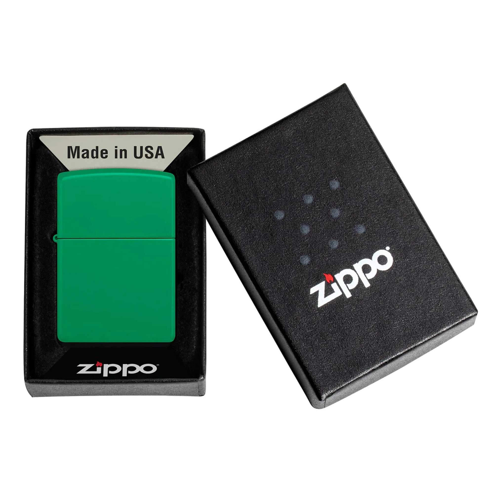 Zippo Pocket Lighter Classic Grass Green Matte Metal Windproof 48629 191693534764 eBay