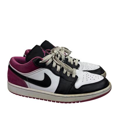 Nike Jordan 1 Low Fuschia Sneakers Shoes Men display picture 2