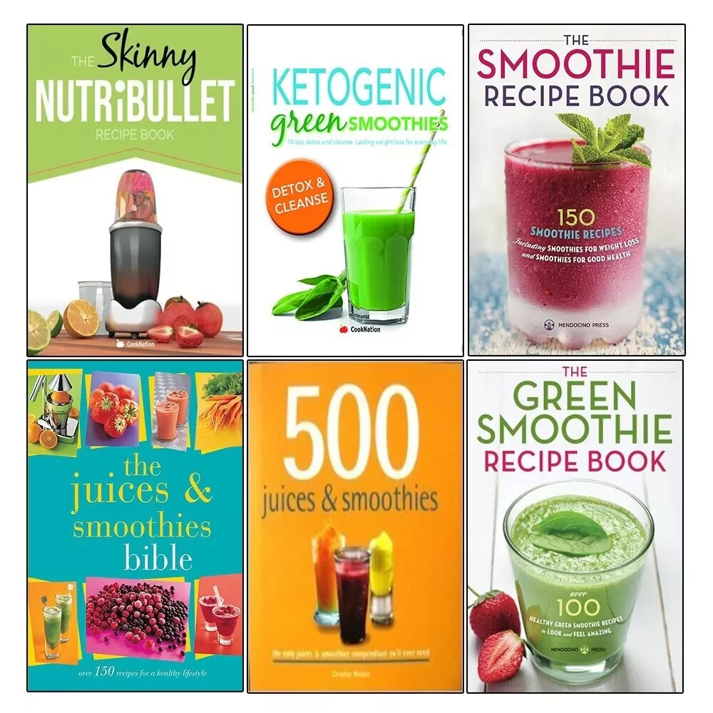 skinny nutribullet ,ketogenic green,500 juices ,green 6 books Collection Set