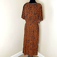 H&M Animal Print Mini Dress Size M