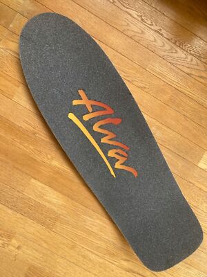 Alva skateboard deck METALLIC ROCKER SILVER 10.78 inch unused 