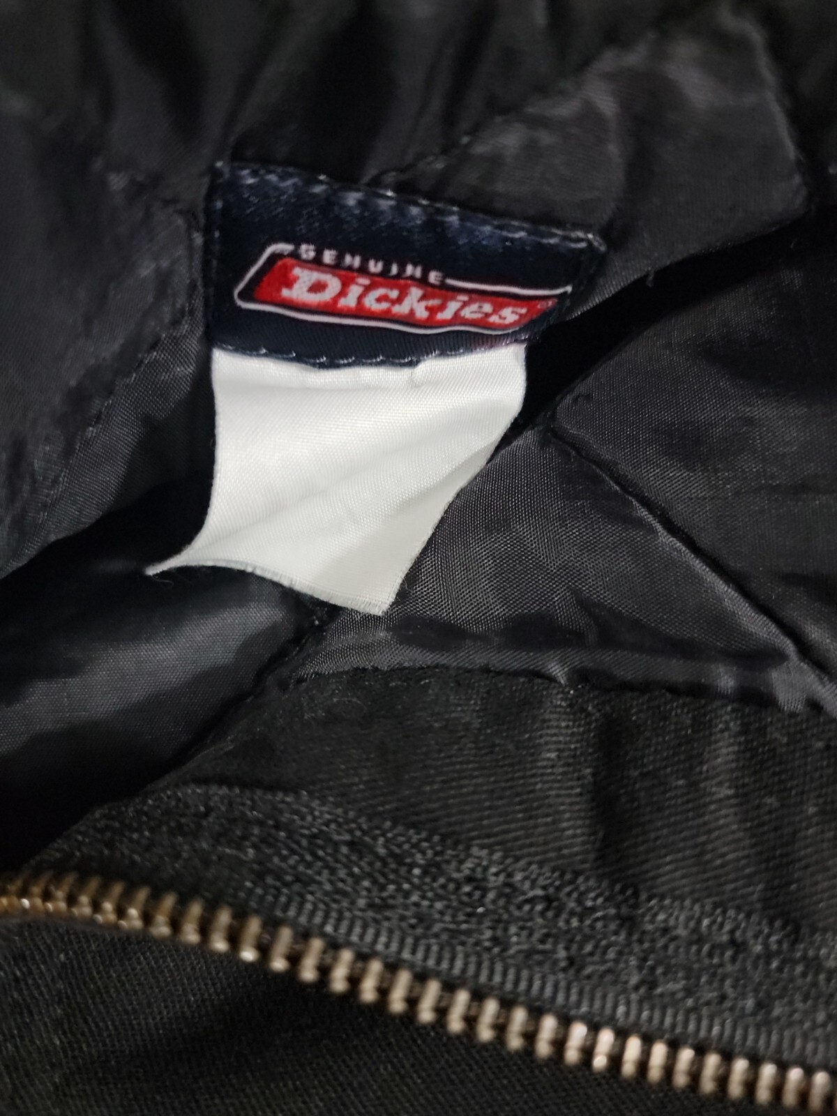 Dickies Quilted  Eisenhower Front Zip Jacket - Black, Size L(?)