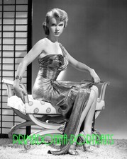 ANNE FRANCIS 8X10 Lab Photo '50s Sexy Shimmering Slinky Gown, Publicity Portrait
