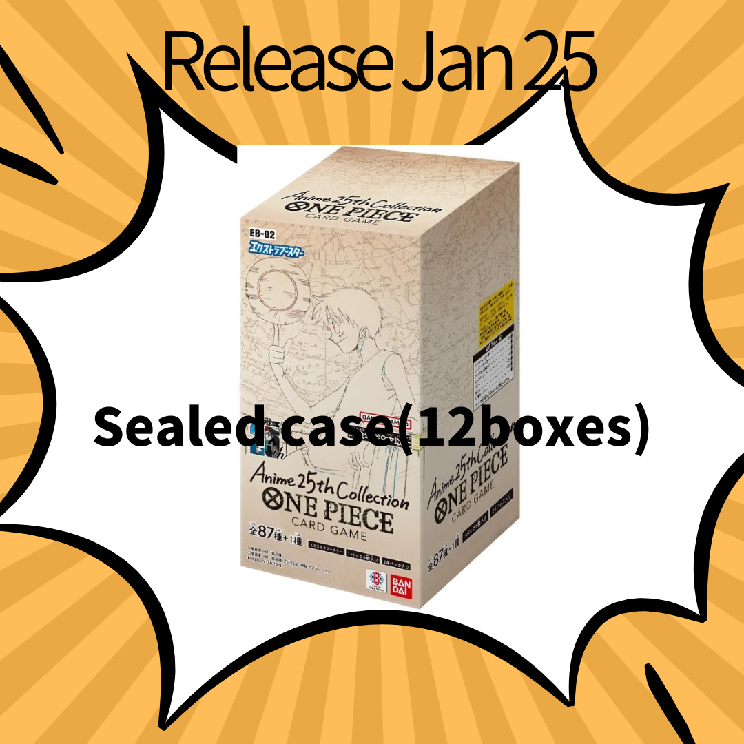One Piece Card Game EB02 Extra Booster Anime 25th Sealed Case