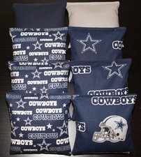 CORNHOLE BEAN BAGS w DALLAS COWBOYS NEW 8 ACA Regulation Corn Toss Tailgate Bags