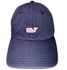Vineyard Vines Hat Baseball Cap Distressed Blue Pink Whale Women One Size