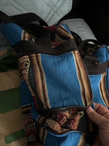 Artisan Peruvian Textile Manta Shoulder Satchel - Inca Andean Satchel - Picture 5 of 9